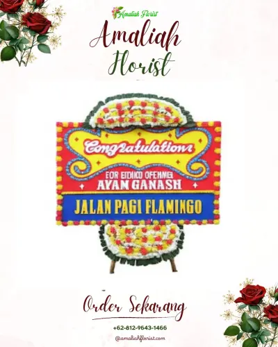 Bunga Papan Congratulation di Gowak